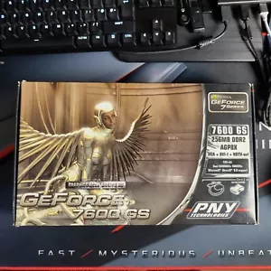 Scheda grafica retrò PNY GeForce 7600GS 256MB DDR2 | AGP in scatola - Foto 1 di 7