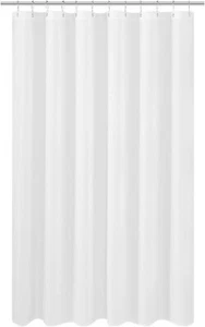 Extra Long Shower Curtain Liner Fabric 72 X 80 Inches Hotel Quality W - Picture 1 of 6