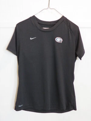 Georgia Bulldogs Shirt Black Nike College Dawgs Short Sleeve Youth Girls 12-14 L - Image 1 of 3
