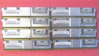 GENUINE 32GB 8x4GB memory kit for HP PROLIANT DL140 G3 BL460C G1 G5 1 year  warr - Image 1 of 3