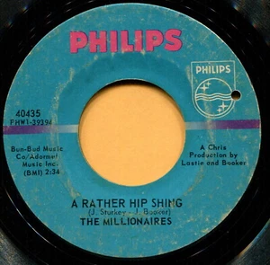 MILLIONAIRES (A Rather Hip Shing / I'd Rather Do It)  R&B - SOUL  45 RPM  RECORD - Picture 1 of 2