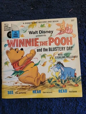 Winnie The Pooh and the Blustery Day Record and Book 327 (1969) - Imagem 1 de 4