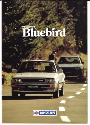 Nissan Bluebird 1986-87 UK Market Sales Brochure Turbo SGX SLX LX L Estate - Image 1 of 3