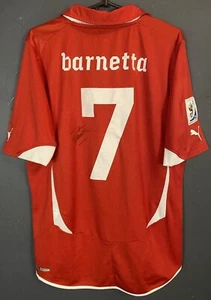 CAMISETA DE FUTBOL DE FÚTBOL BARNETTA FIRMADA PARA HOMBRE NACIONAL DE SUIZA 2010/2011 TALLA M - Imagen 1 de 15