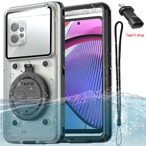 Wasserdichte Schutzhülle zum Selbstcheck für Motorola Moto G Stylus/G Power/G Play 2024 - Bild 1 von 20