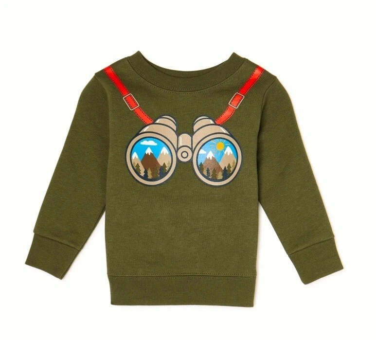 Garanimals Baby Boys "Binoculars" Sweatshirt 6-9M