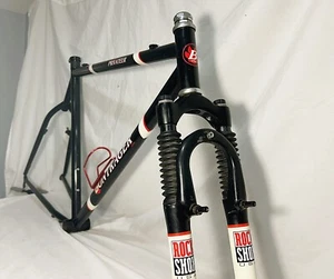 Vintage Bontrager Privateer frame fork mountain Bike mtb team race steel 21" 26" - Picture 1 of 24