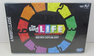 The Game of Life Quarter Life Crisis Board Game Hasbro Parody Adult NEW Sealed - Image 1 of 3