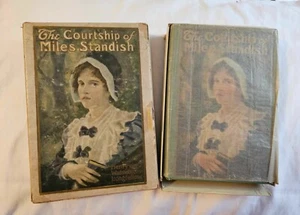 THE COURTSHIP OF MILES STANDISH HENRY WADSWORTH LONGFELLOW 1910 w/ Original Box - Imagen 1 de 6