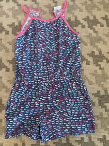 Girl's Lilly Pulitzer Target Romper Medium 7-8 Summer Whales - Picture 1 of 2