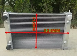 Radiador de aluminio para VW Golf GTI,Jetta MK2/Corrado,Scirocco Coupe 1.6 & 1.8 - Imagen 1 de 12