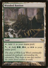 Wooded Bastion FOIL SHADOWMOOR NM MTG TCG