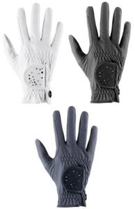 Uvex SPORTSTYLE DIAMOND Diamante PU Leather Horse Riding Gloves White/Black 6-9 - Picture 1 of 14
