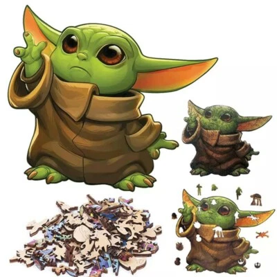 Puzzle Star Wars Baby Yoda The Mandolorian jouet enfant 120 pièces format A5