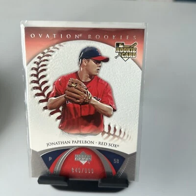 2011 Upper Deck Ovation Rookies Jonathan Papelbon /999 #87 - Image 1 of 2