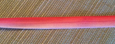 1 ярд 5/8 дюйма красивые завязки для волос Ombré розовые складные эластичные - Изображение 1 из 2