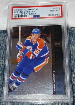 2012 SP AUTHENTIC 1994-95 SP RETRO #SP73 WAYNE GRETZKY HOF POP 6 PSA 10 GEM MINT - Image 1 of 4
