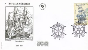 FRANCE 2008 FDC BATEAUX CELEBRES YT 4249 - Imagen 1 de 1