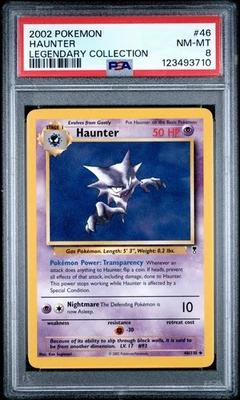 2002 Pokemon Legendary Collection #46 Haunter PSA 8 Card NM-M Free Ship NEW CERT - Image 1 of 2