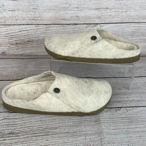 Birkenstock Zermatt Lammfell Damen Gr. 37 (6) Hausschuhe Wollfilz Ecru - Bild 1 von 9