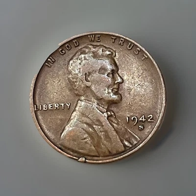 1942-S Lincoln Wheat Penny- Multiple Errors - Image 1 of 3