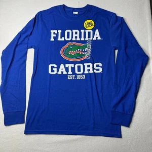 Florida Gators Hanes Long Sleeve T-Shirt NCAA College Royal Blue Small - Picture 1 of 8