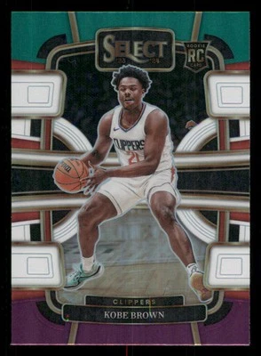 2023-24 Select Prizms Green White Purple #79 Kobe Brown - Image 1 of 2
