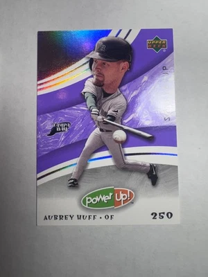 Aubrey Huff 2004 Upper Deck Power Up #89 Purple 250 Points - Image 1 of 2