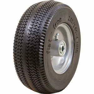 Marathon 00026P Flat Free Sawtooth All Purpose Utility Tire on Rim 2.80/2.50-4 - Picture 1 of 4