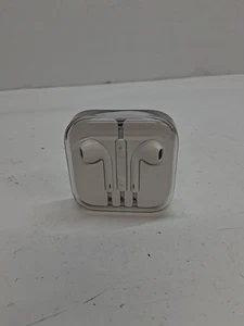 Apple Original Zubehör Hersteller kabelgebunden weiß Ohrhörer mit Hülle iPhone/iPad/iPod 3,5 mm AUX Klinke Kopfhörer - Bild 1 von 4