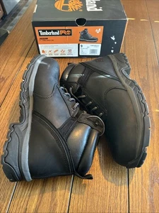 Timberland Pro Jigsaw Stahlkappe Arbeitsstiefel, schwarzes Leder, Herren 9 - Bild 1 von 10