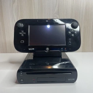 CONSOLE NINTENDO Wii U 32GB Nero COMPLETA con CAVI - WIIU PAL Funzionante Ottima - Imagen 1 de 14