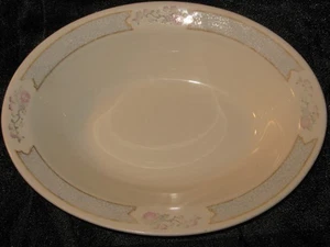 Princess Anne fine-China oval bowl dish porcelain  “Golden Dusk” VINTAGE - Picture 1 of 6