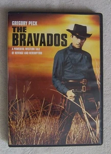 The Bravados (DVD, 2005) Gregory Peck Wide and Full Screen VG Condition - Foto 1 di 1