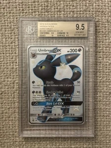 Bóveda brillante Beckett 9,5 con 10 subs Pokemon Umbreon GX SV/69/SV94 Hidden Fates - Imagen 1 de 3