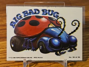 Weird Wheels Big Bad Bug #39/55 TOPPS 1980 - Picture 1 of 2