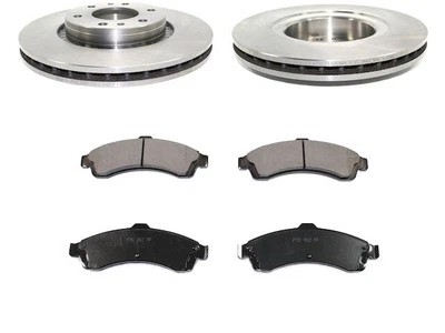 Комплект переднего тормозного колодки и ротора для 2004-2005 GMC Envoy XUV 18621JPDS - Изображение 1 из 2