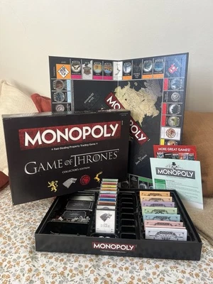 Monopoly Game of Thrones Collector's Edition Board Game Complete Set - Image 1 of 4