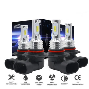 For Toyota RAV4 Sport Utility 2006-2012 LED Headlight High Low Beam Bulbs Kit 4x - Picture 1 of 14