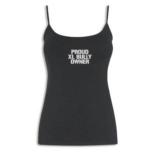 XL Bully Chaleco Top Cami Tanque Perro Mascota Amante Novedad Mercancía Regalo al azar - Imagen 1 de 1