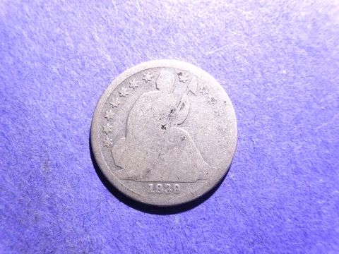 1839-O no drapery Seated Liberty Dime Good/Poor Cover