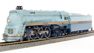 Broadway Limited 7352 HO ATSF Blue Goose, #3460, Early 1939 with Sound & DCC - Picture 1 of 6