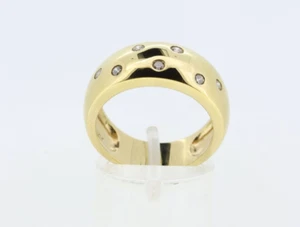 585/- 14kt Gold Ring, Diamanten, ca. 0,35 ct, Gr. 60, Damen, guter Zustand. - Bild 1 von 4