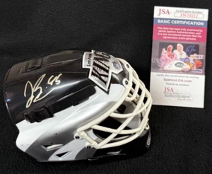 Máscara de portero firmada por Jonathan Bernier Los Angeles Kings certificado de autenticidad JSA - Imagen 1 de 7