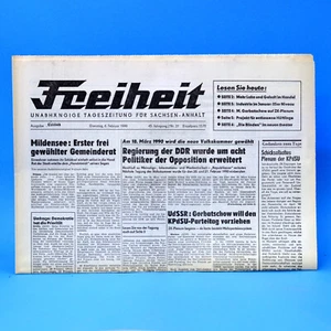 DDR Freiheit 06. Februar 1990 | 06.02.1990 SED Eisleben Geburtstag Hochzeit - Bild 1 von 1