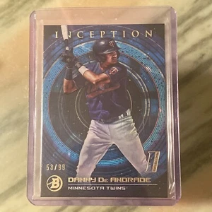 2022 Bowman Inception Danny De Andrade SP Blue Foil Rookie /99 Minnesota Twins - Picture 1 of 2