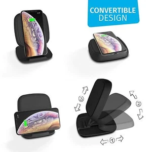 ZENS 10W Fast Wireless Charging Pad Stand For iPhone 15 Pro Max/15 Pro/Plus 14 - Picture 1 of 5