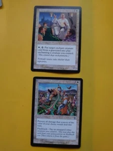 Nomad Mythmaker (rare)& Prismatic Strands Judgment Magic the Gathering 2 Card - Picture 1 of 6