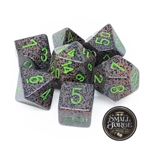 Chessex CHX25310 Speckled Polyhedral EARTH 7-Die Set - D&D. Boxed - NEW - Picture 1 of 3