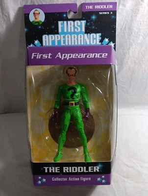 THE RIDDLER - FIGURA DE ACCIÓN COLECCIONISTA PRIMERA APARICIÓN - BATMAN - DC DIRECT! Foto 1 de 4